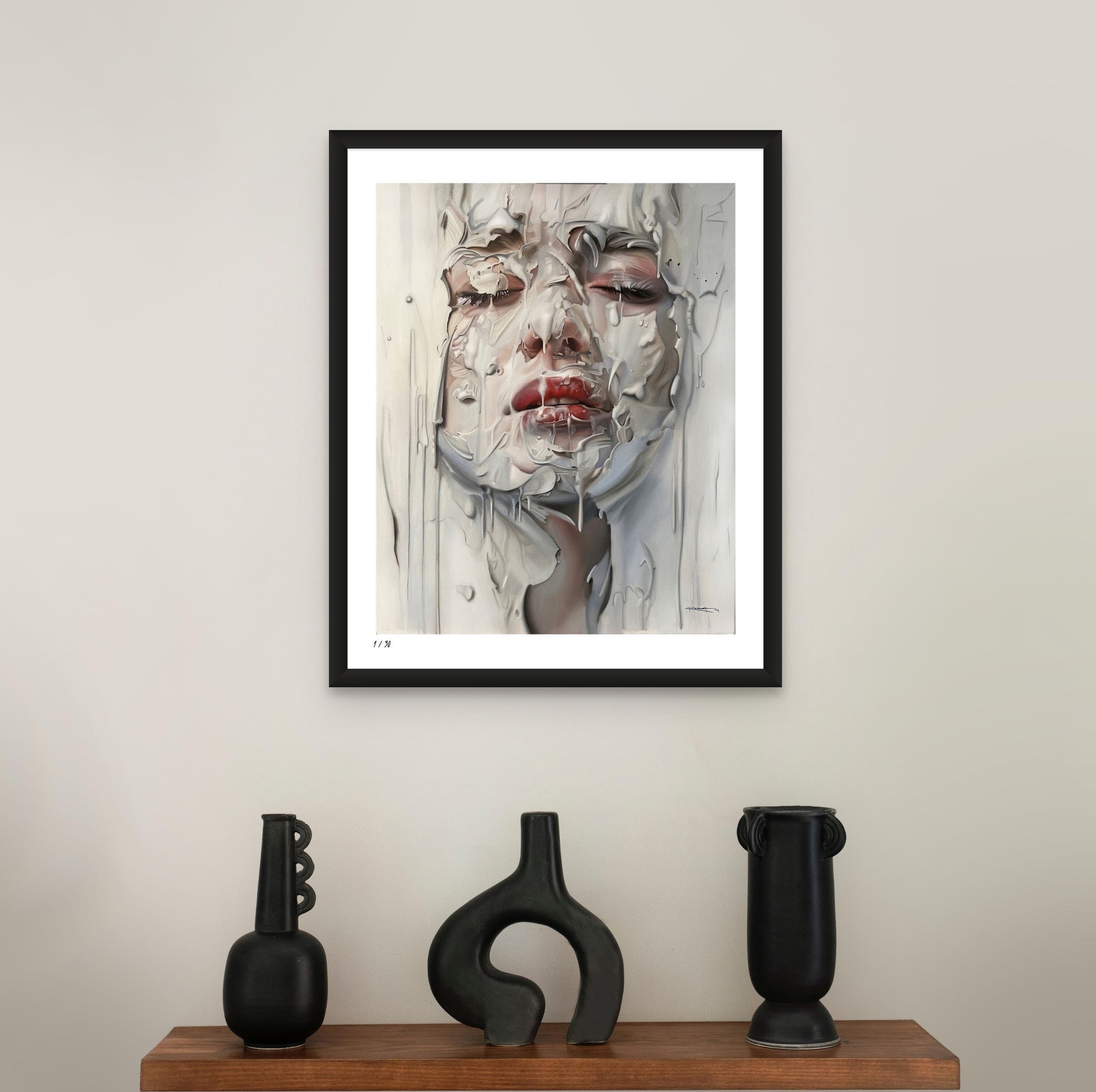 "BEHIND HER SOUL"  FINE ART PRINT