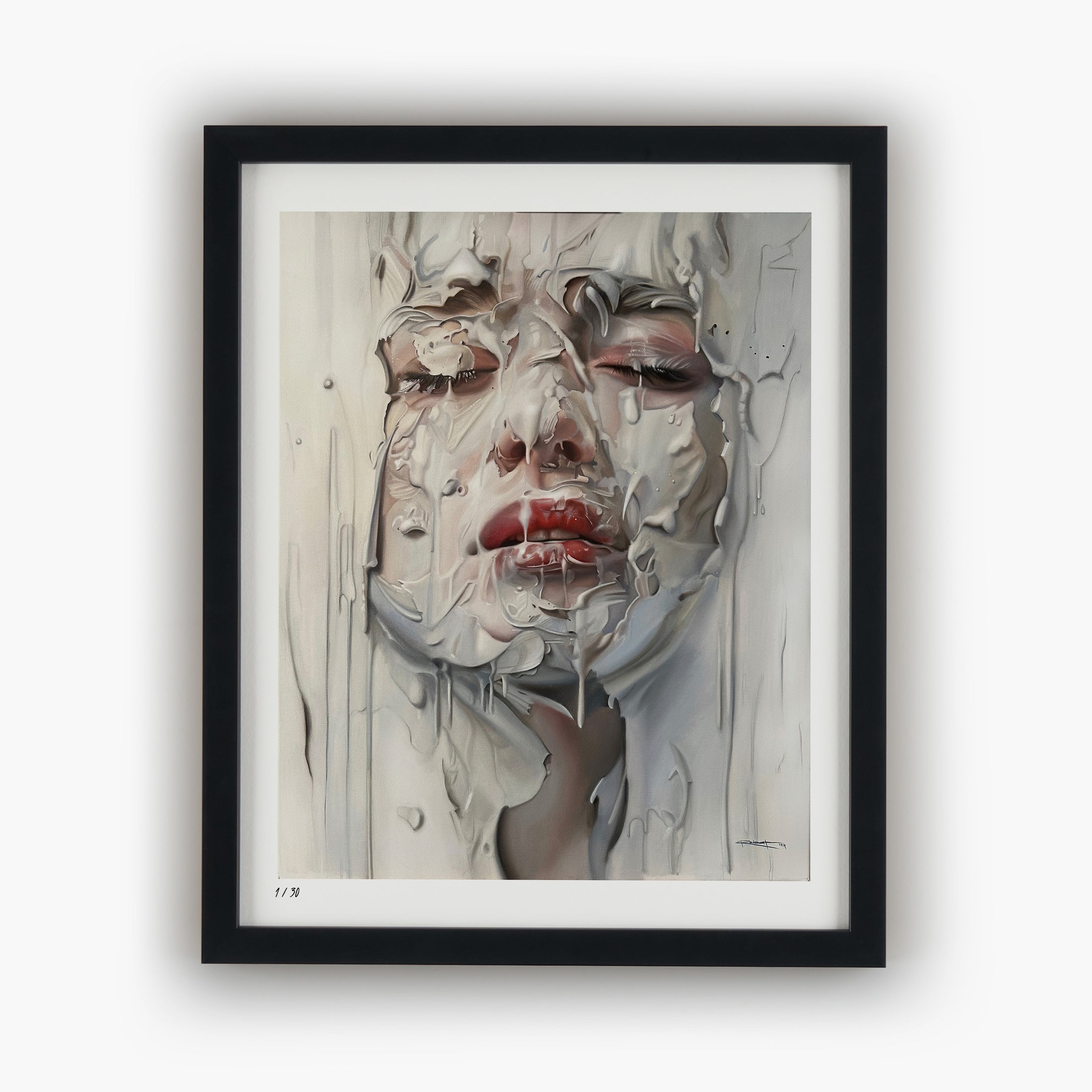 "BEHIND HER SOUL"  FINE ART PRINT