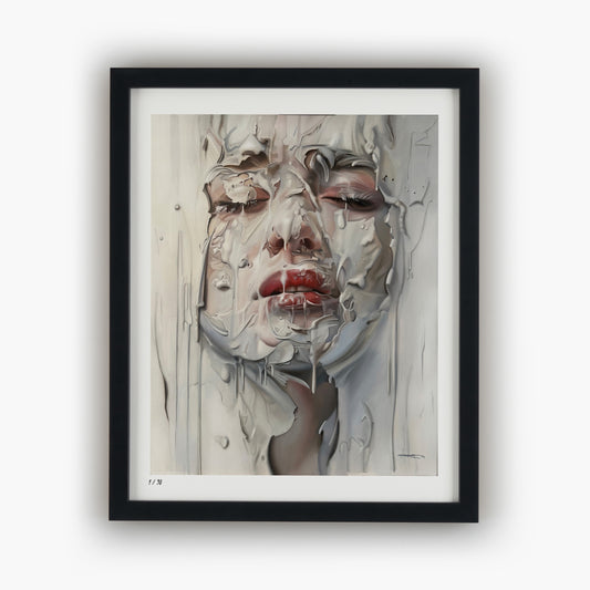 "BEHIND HER SOUL"  FINE ART PRINT