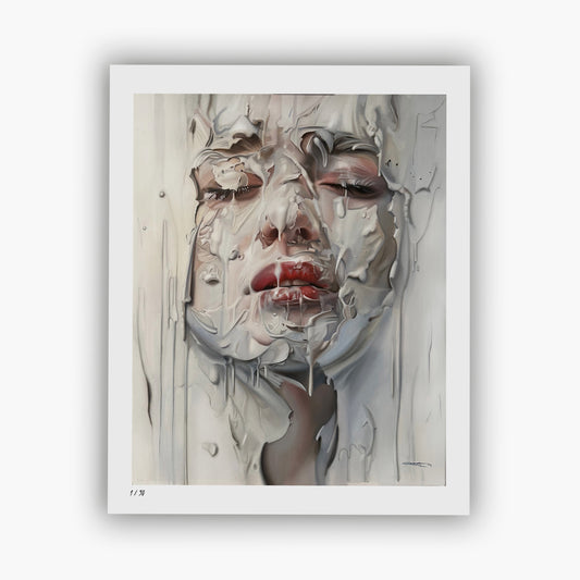 "BEHIND HER SOUL"  FINE ART PRINT