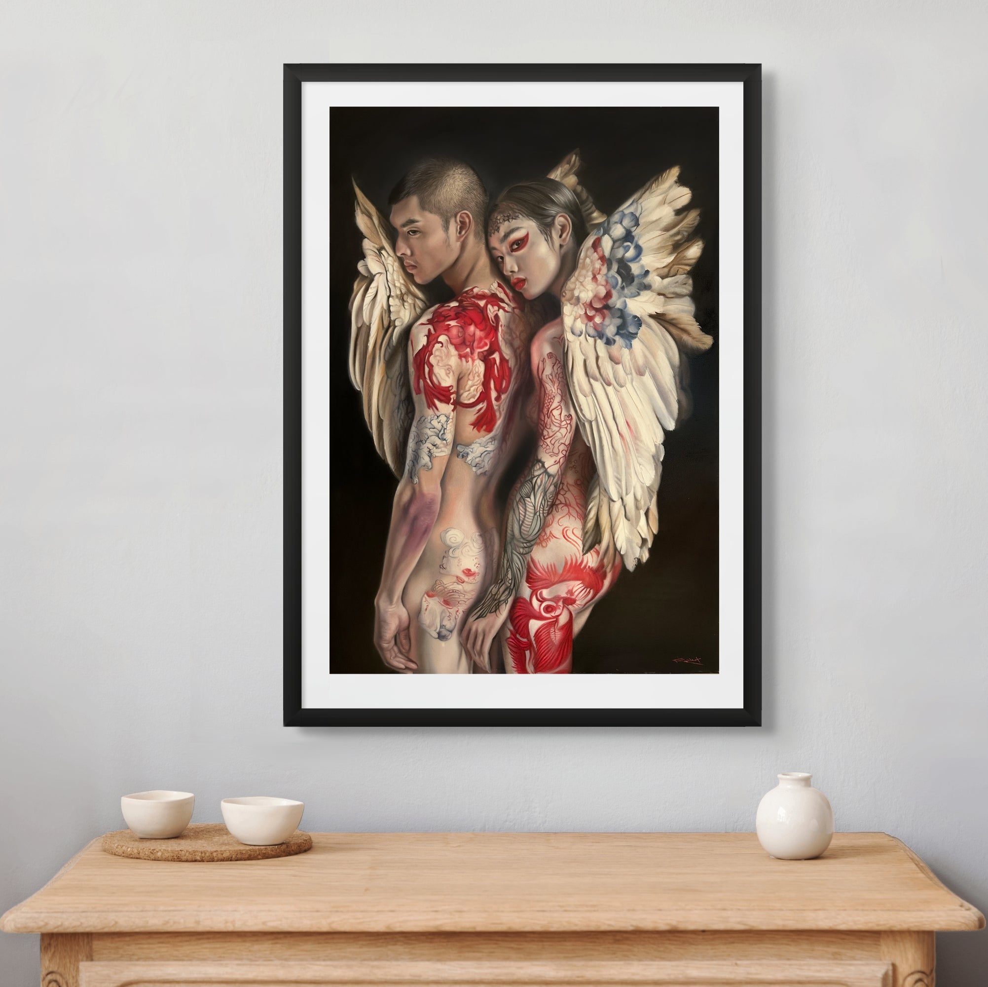 "THE GUARDIANS OF THE THRESHOLD"  FINE ART PRINT