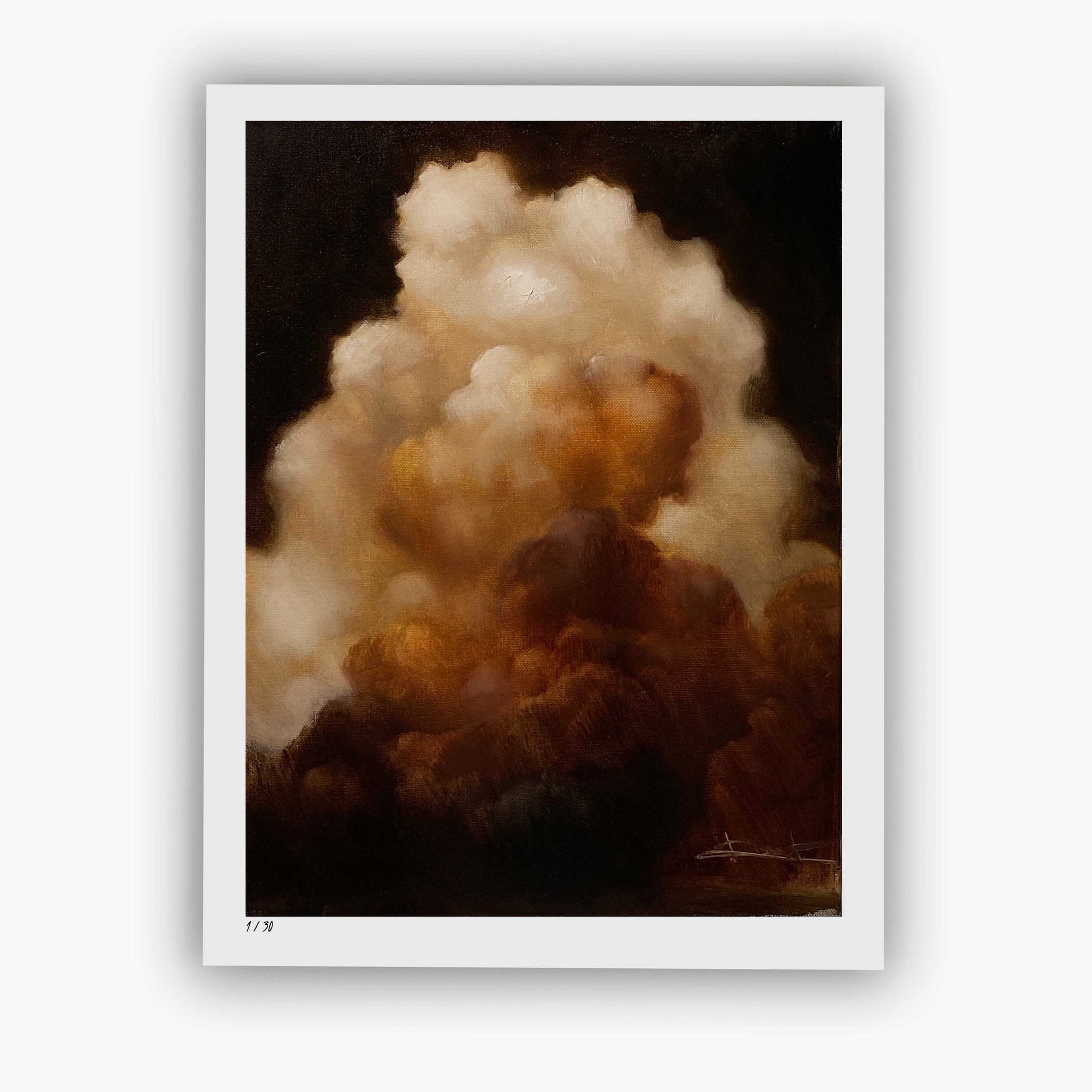 "DARK CLOUDS"   FINE ART PRINT