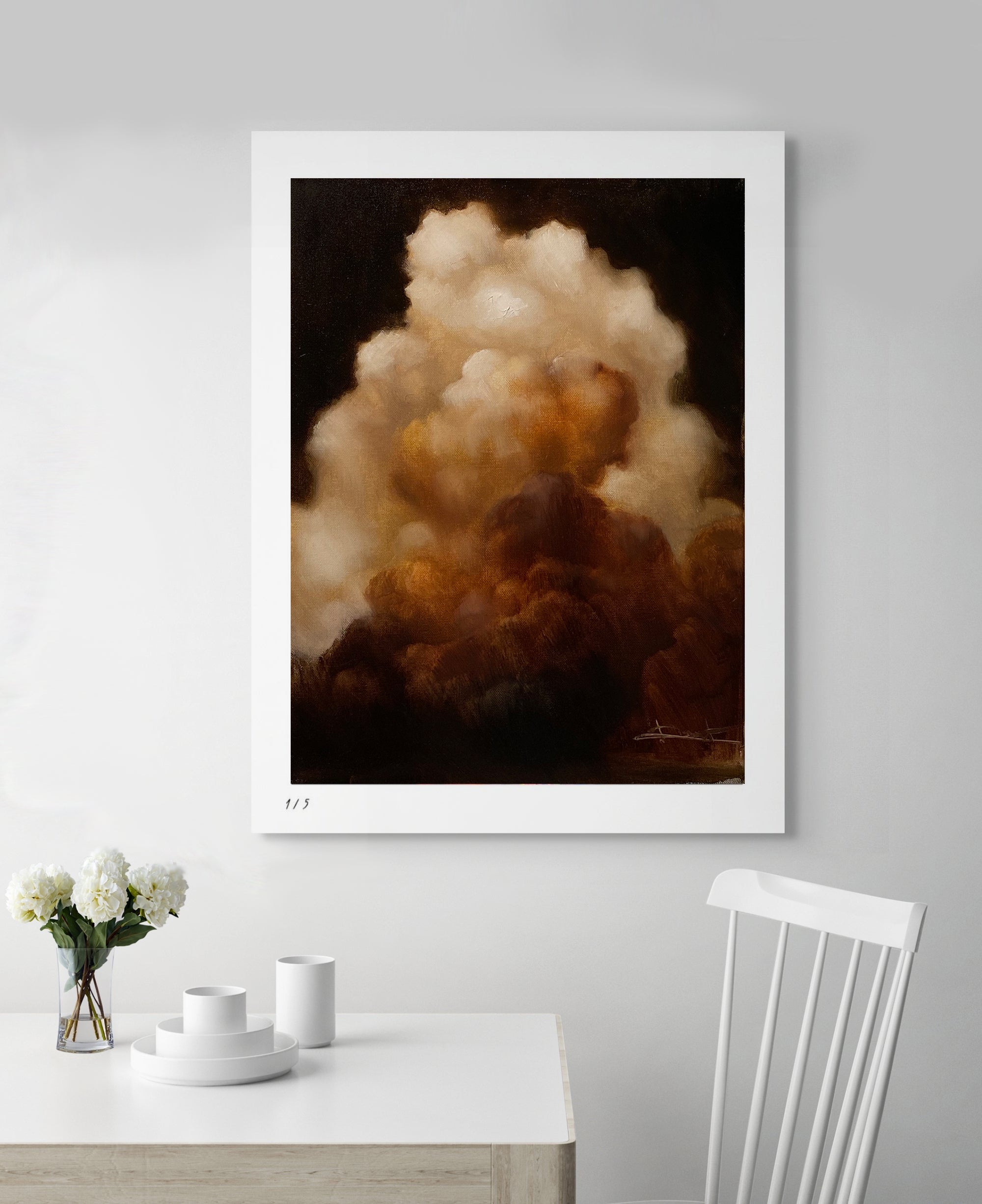 "DARK CLOUDS"   FINE ART PRINT