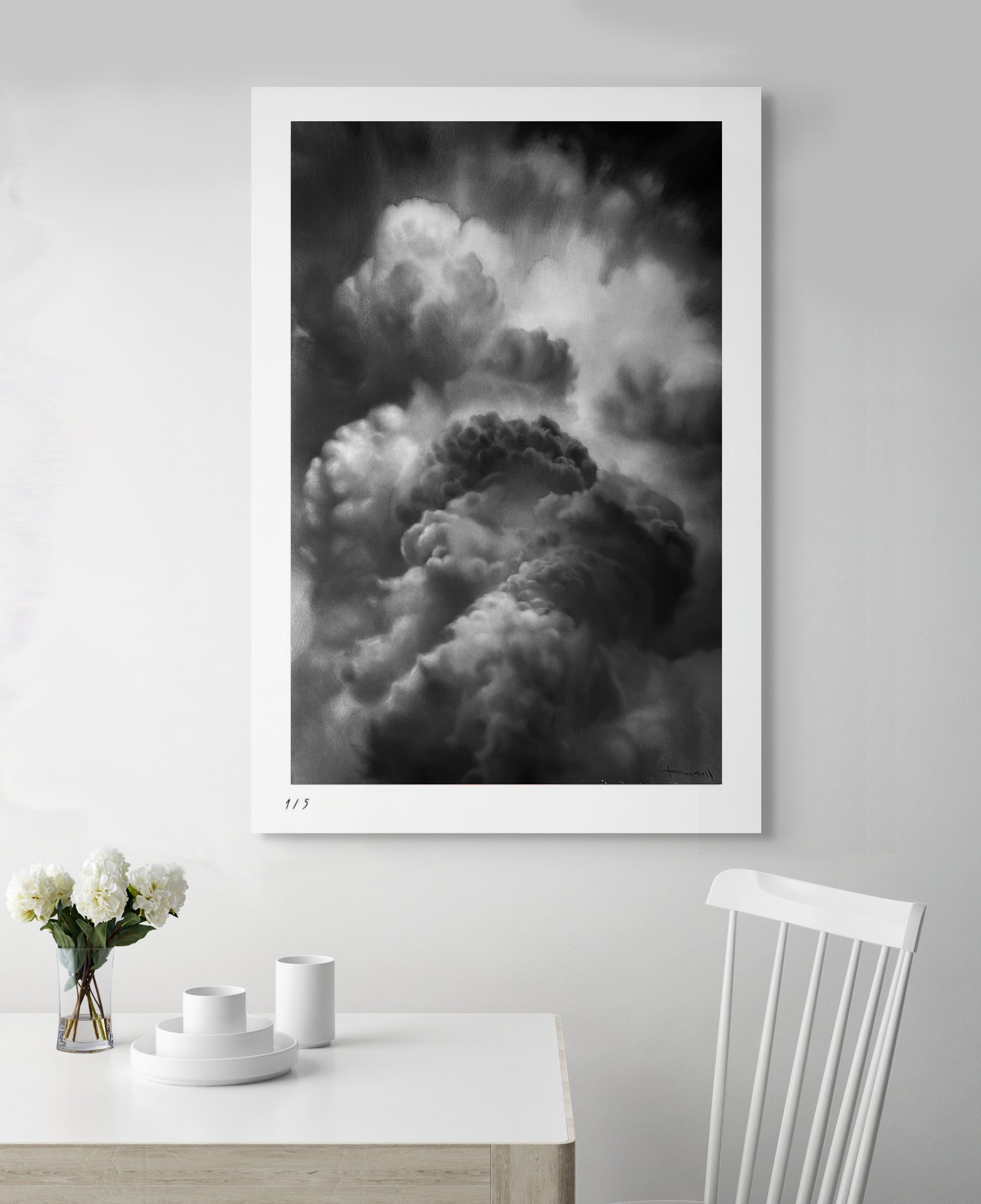 "INSPIRATION"  (BLACK AND WHITE) FINE ART PRINT