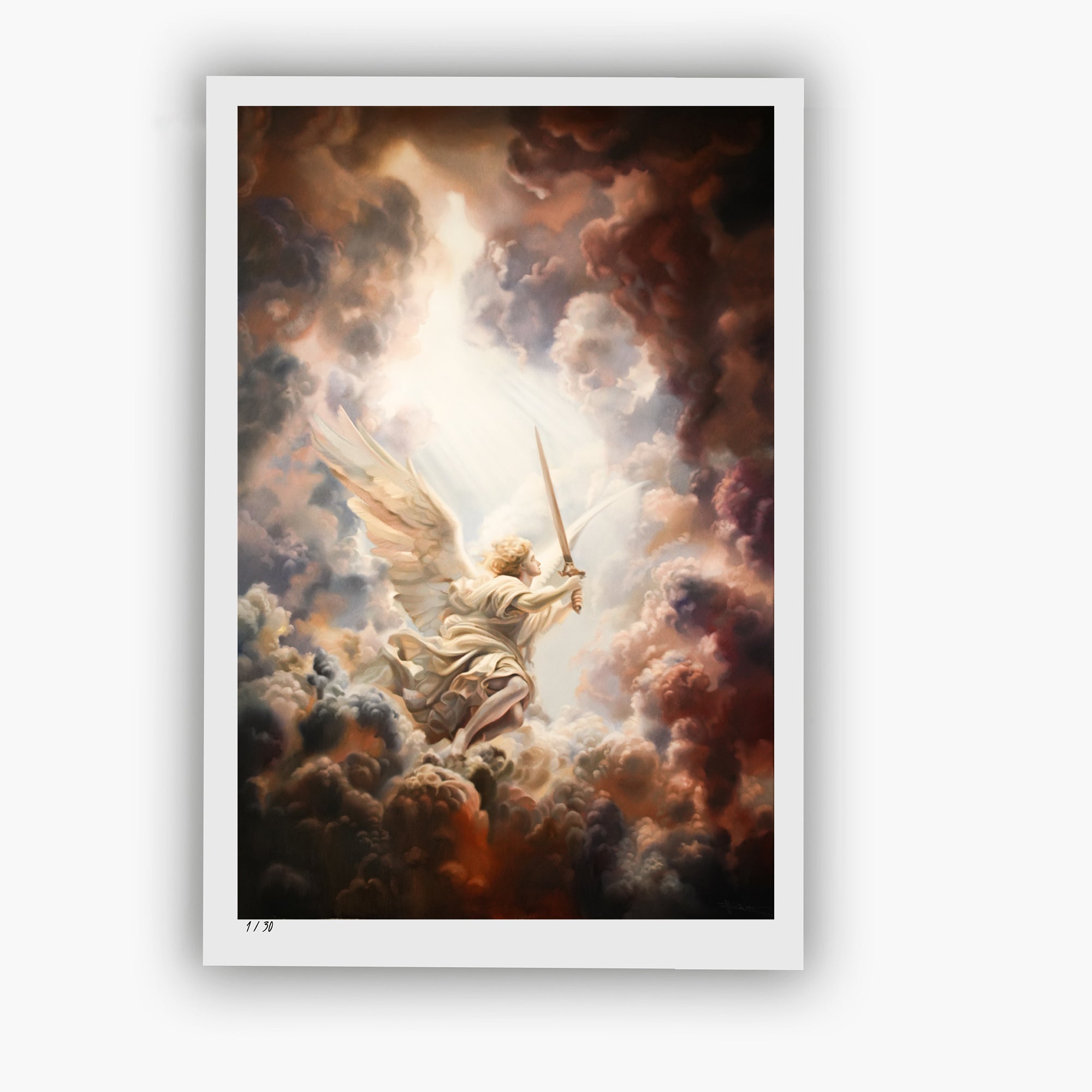 ""THROUGH THE STORM, I RISE“"   FINE ART PRINT