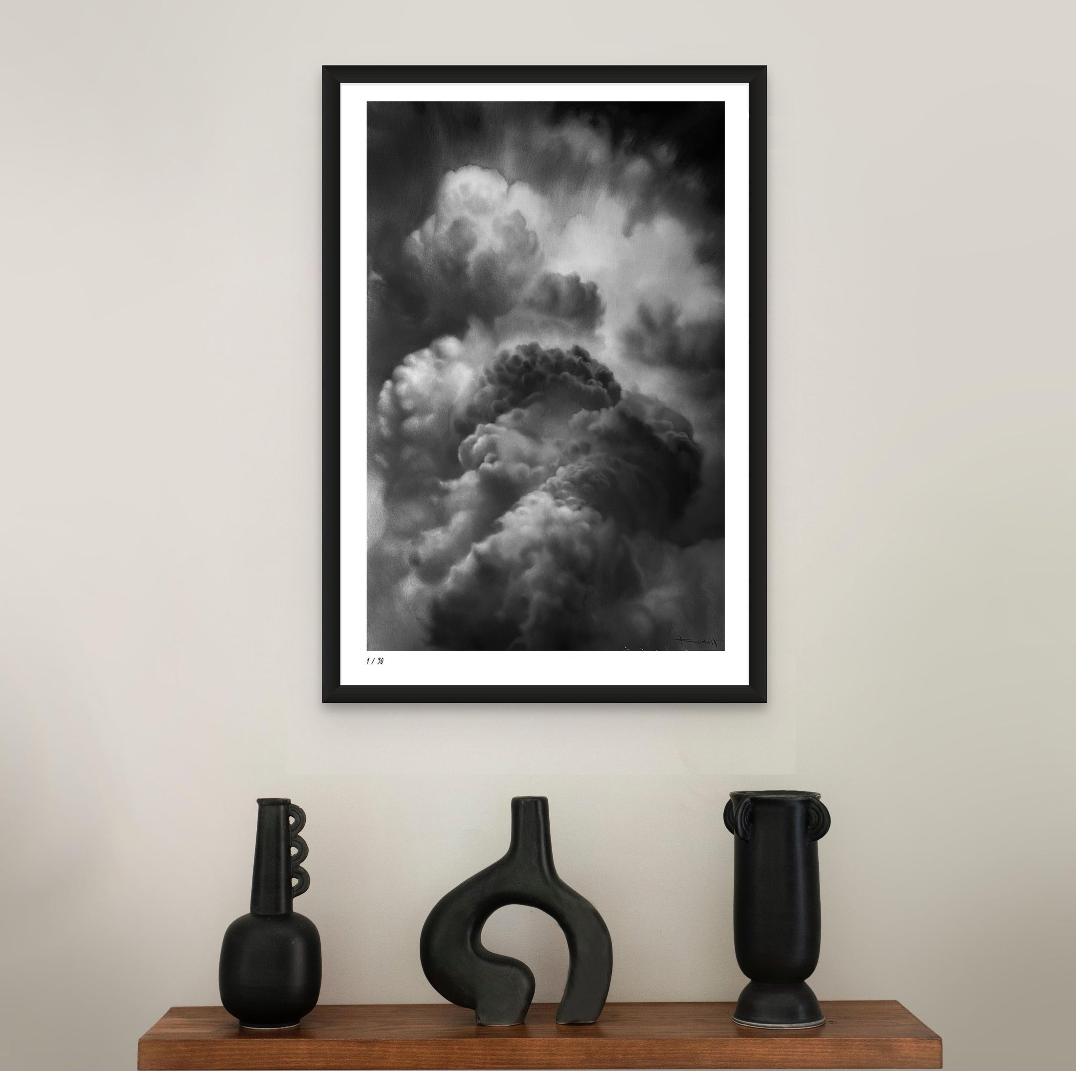 "INSPIRATION"  (BLACK AND WHITE) FINE ART PRINT
