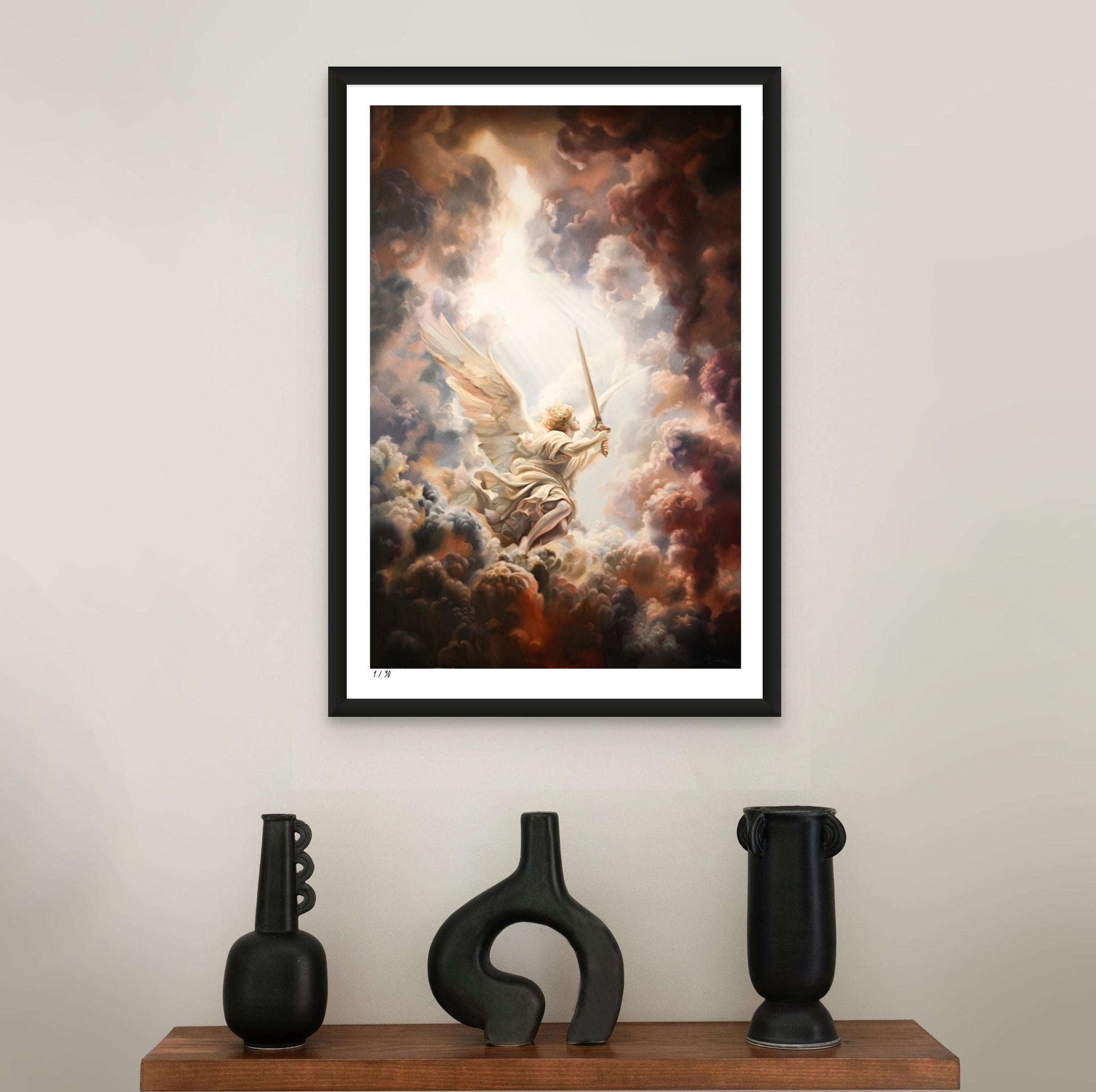 ""THROUGH THE STORM, I RISE“"   FINE ART PRINT